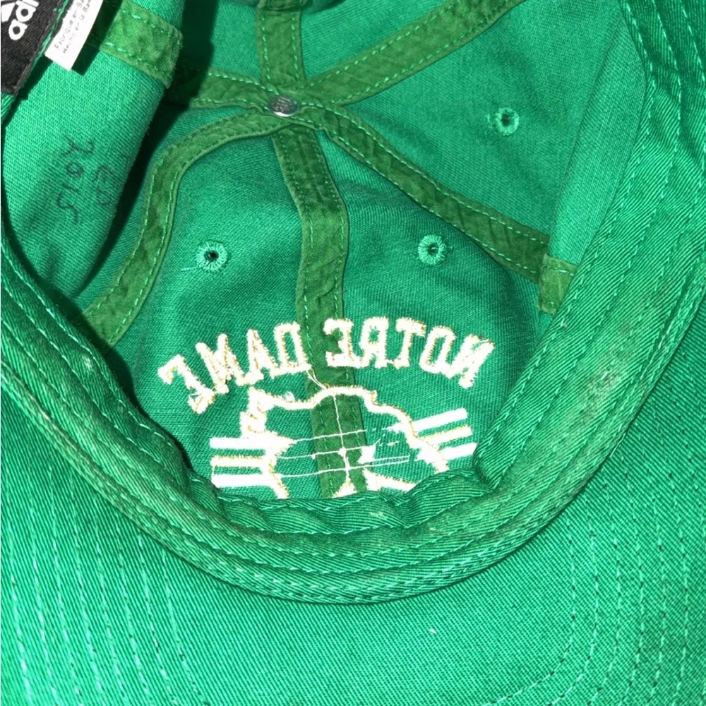 Notre Dame Shamrock Football Cap - Green
